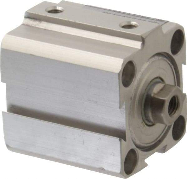 Norgren - 1/2" Stroke x 1" Bore Double Acting Air Cylinder - 10-32 Port, 1/4-28 Rod Thread, 145 Max psi, 23 to 176°F - Benchmark Tooling