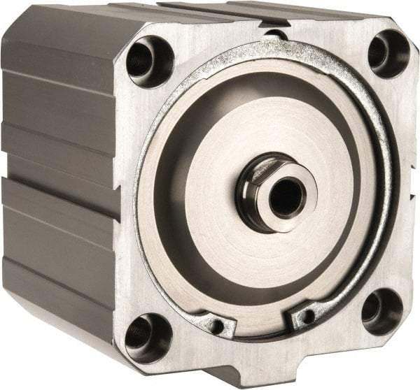 Norgren - 2" Stroke x 4" Bore Double Acting Air Cylinder - 1/4 Port, 1/2-20 Rod Thread, 145 Max psi, 23 to 176°F - Benchmark Tooling