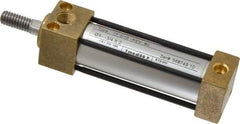 Norgren - 2" Stroke x 3/4" Bore Single Acting Air Cylinder - 1/8 Port, 5/16-18 Rod Thread, 150 Max psi, -20 to 200°F - Benchmark Tooling