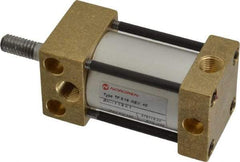 Norgren - 1" Stroke x 1-1/8" Bore Single Acting Air Cylinder - 1/8 Port, 5/16-18 Rod Thread, 150 Max psi, -20 to 200°F - Benchmark Tooling