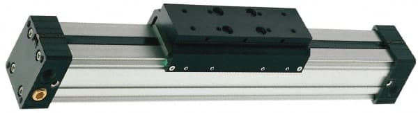 Norgren - 2" Bore x 12" Stroke Rodless Slide Air Cylinder - 116 Max psi, -22 to 176°F, 3/8" NPTF Port - Benchmark Tooling