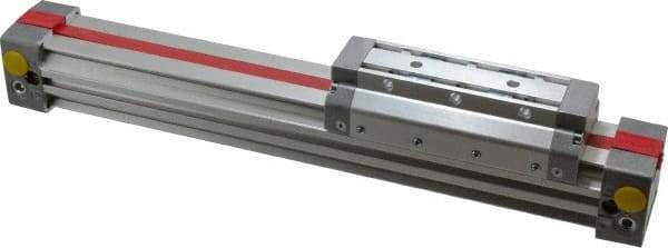 Norgren - 1" Bore x 6" Stroke Standard Rodless Air Cylinder - 116 Max psi, -22 to 176°F, 1/8" NPTF Port - Benchmark Tooling