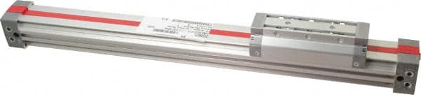 Norgren - 1" Bore x 12" Stroke Standard Rodless Air Cylinder - 116 Max psi, -22 to 176°F, 1/8" NPTF Port - Benchmark Tooling