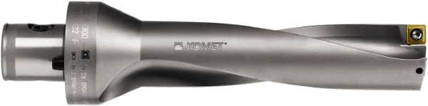 Komet - 162mm Max Drill Depth, 3xD, 54mm Diam, Indexable Insert Drill - 4 Inserts, ABS 63 Modular Connection Shank - Benchmark Tooling