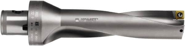 Komet - 112mm Max Drill Depth, 2xD, 56mm Diam, Indexable Insert Drill - 4 Inserts, ABS 80 Modular Connection Shank - Benchmark Tooling