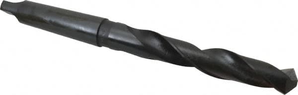 Interstate - 1-11/64", 4MT 118° Point High Speed Steel Taper Shank Drill Bit - Benchmark Tooling
