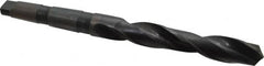 Interstate - 1-9/32", 4MT 118° Point High Speed Steel Taper Shank Drill Bit - Benchmark Tooling