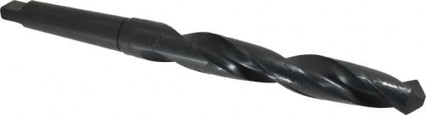 Interstate - 1-13/32", 4MT 118° Point High Speed Steel Taper Shank Drill Bit - Benchmark Tooling