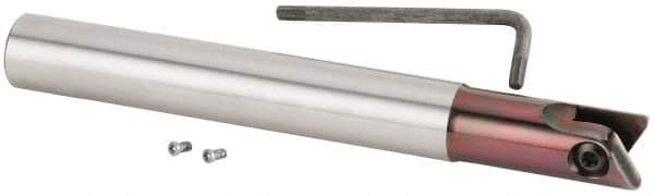 Kennametal - 1" Cut Diam, Indexable Square Shoulder End Mill - Benchmark Tooling