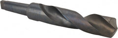 Interstate - 2-1/2", 5MT 118° Point High Speed Steel Taper Shank Drill Bit - Benchmark Tooling