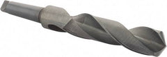 Interstate - 2-17/32", 5MT 118° Point High Speed Steel Taper Shank Drill Bit - Oxide Finish, 11-7/8" Flute Length, 19-1/4" OAL, Spiral Flute - Benchmark Tooling