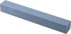 Norton - 80 Grit Aluminum Oxide Square Polishing Stone - Medium Grade, 1" Wide x 8" Long x 1" Thick - Benchmark Tooling