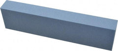 Norton - 80 Grit Aluminum Oxide Rectangular Polishing Stone - Medium Grade, 2" Wide x 8" Long x 1" Thick - Benchmark Tooling