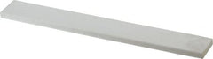 Norton - 100 Grit Aluminum Oxide Rectangular Polishing Stone - Fine Grade, 1" Wide x 8" Long x 1/4" Thick - Benchmark Tooling