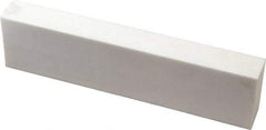 Norton - 100 Grit Aluminum Oxide Rectangular Polishing Stone - Fine Grade, 2" Wide x 8" Long x 1" Thick - Benchmark Tooling