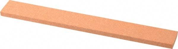 Norton - 150 Grit Aluminum Oxide Rectangular Polishing Stone - Very Fine Grade, 1" Wide x 8" Long x 1/4" Thick - Benchmark Tooling