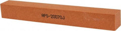 Norton - 150 Grit Aluminum Oxide Square Polishing Stone - Very Fine Grade, 1" Wide x 8" Long x 1" Thick - Benchmark Tooling
