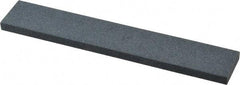 Made in USA - 120 Grit Aluminum Oxide Rectangular Polishing Stone - Fine Grade, 1" Wide x 6" Long x 1/4" Thick - Benchmark Tooling