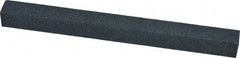 Made in USA - 120 Grit Aluminum Oxide Square Polishing Stone - Fine Grade, 1/2" Wide x 6" Long x 1/2" Thick - Benchmark Tooling