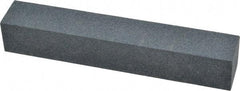 Made in USA - 120 Grit Aluminum Oxide Square Polishing Stone - Fine Grade, 1" Wide x 6" Long x 1" Thick - Benchmark Tooling