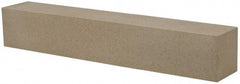 Made in USA - 320 Grit Aluminum Oxide Square Polishing Stone - Extra Fine Grade, 1" Wide x 6" Long x 1" Thick - Benchmark Tooling