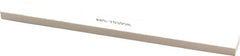 Made in USA - 400 Grit Aluminum Oxide Rectangular Polishing Stone - Super Fine Grade, 1/2" Wide x 6" Long x 1/4" Thick - Benchmark Tooling