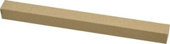 Made in USA - 400 Grit Aluminum Oxide Square Polishing Stone - Super Fine Grade, 1/2" Wide x 6" Long x 1/2" Thick - Benchmark Tooling