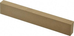 Made in USA - 400 Grit Aluminum Oxide Rectangular Polishing Stone - Super Fine Grade, 1" Wide x 6" Long x 1/2" Thick - Benchmark Tooling