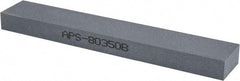 Value Collection - 320 Grit Silicon Carbide Rectangular Polishing Stone - Extra Fine Grade, 1" Wide x 6" Long x 1/2" Thick - Benchmark Tooling