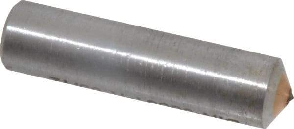 Norton - 1/4 Carat Single Point Diamond Dresser - 2" Long x 1/2" Shank Diam - Benchmark Tooling