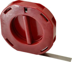 Starrett - 0.006 Inch Thick x 7.62 m Long x 1/2 Inch Wide, Feeler Stock Roll - Tempered Steel - Benchmark Tooling