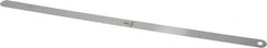 Starrett - 0.002 Inch Thick x 1/2 Inch Wide x 12 Inch Leaf Length, Parallel Feeler Gage - Tempered Steel - Benchmark Tooling