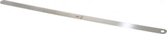 Starrett - 0.003 Inch Thick x 1/2 Inch Wide x 12 Inch Leaf Length, Parallel Feeler Gage - Tempered Steel - Benchmark Tooling