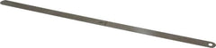 Starrett - 0.004 Inch Thick x 1/2 Inch Wide x 12 Inch Leaf Length, Parallel Feeler Gage - Tempered Steel - Benchmark Tooling