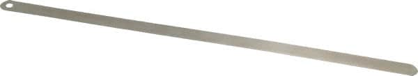 Starrett - 0.008 Inch Thick x 1/2 Inch Wide x 12 Inch Leaf Length, Parallel Feeler Gage - Tempered Steel - Benchmark Tooling