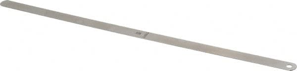 Starrett - 0.028 Inch Thick x 1/2 Inch Wide x 12 Inch Leaf Length, Parallel Feeler Gage - Tempered Steel - Benchmark Tooling