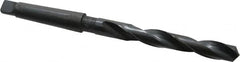 Interstate - 15.5mm, 2MT 118° Point High Speed Steel Taper Shank Drill Bit - Oxide Finish, 120mm Flute Length, 218mm OAL, Spiral Flute - Benchmark Tooling