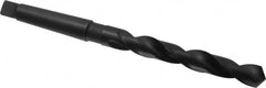 Interstate - 17mm, 2MT 118° Point High Speed Steel Taper Shank Drill Bit - Oxide Finish, 125mm Flute Length, 223mm OAL, Spiral Flute - Benchmark Tooling