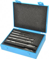 Made in USA - 3 to 10mm Socket Head Cap Screw Compatible, High Speed Steel, Solid Pilot Counterbore Set - Benchmark Tooling