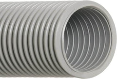 Hi-Tech Duravent - 3" ID, 10 Hg Vac Rating, 8 psi, EVA Vacuum & Duct Hose - 25' Long, Gray, 5" Bend Radius, -65 to 140°F - Benchmark Tooling