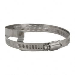 Hi-Tech Duravent - Stainless Steel Hose Clamp - 1/2" Wide x 0.02" Thick, 4-1/4" Hose, 2-3/4 to 4-5/8" Diam - Benchmark Tooling