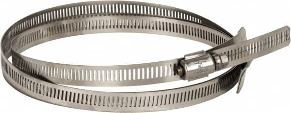 Hi-Tech Duravent - Stainless Steel Hose Clamp - 1/2" Wide x 0.02" Thick, 14" Hose, 13-1/4 to 14-3/4" Diam - Benchmark Tooling