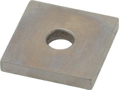 Mitutoyo - 0.15" Square Steel Gage Block - Accuracy Grade 0, Includes Certificate of Inspection - Benchmark Tooling