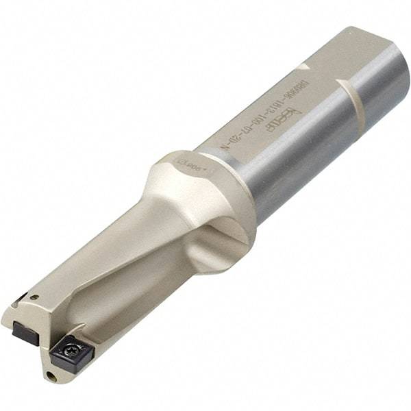 Iscar - 1-1/2" Max Drill Depth, 2xD, 3/4" Diam, Indexable Insert Drill - 1" Shank Diam, Straight Shank - Benchmark Tooling