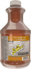 Sqwincher - 64 oz Bottle Tropical Cooler Activity Drink - Liquid Concentrate, Yields 5 Gal - Benchmark Tooling