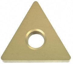 Sumitomo - 3NU-TNGA332 Grade BN250 PCBN Turning Insert - Uncoated, 60° Triangle, 3/8" Inscr Circle, 3/16" Thick, 1/32" Corner Radius - Benchmark Tooling