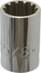 Proto - 3/8" Drive, 5/8" Socket, Spline Socket - 12 Points, 1-1/16" OAL - Benchmark Tooling