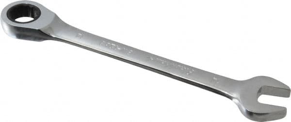 Blackhawk by Proto - 14mm 12 Point Combination Wrench - 15° Head Angle, 7-3/32" OAL, Steel, Chrome Finish - Benchmark Tooling