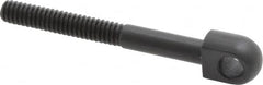 Gibraltar - 1/4-20, 1-1/4" Thread Length, 1/4" Hole Diam, Steel, Swing Bolt - Black Oxide Finish, Grade 1045, 5/16" Head Thickness, 2-1/2" Hole Center to End - Benchmark Tooling