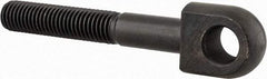 Gibraltar - 5/8-11, 2-1/2" Thread Length, 5/8" Hole Diam, Steel, Swing Bolt - Black Oxide Finish, Grade 1045, 3/4" Head Thickness, 4-3/4" Hole Center to End - Benchmark Tooling